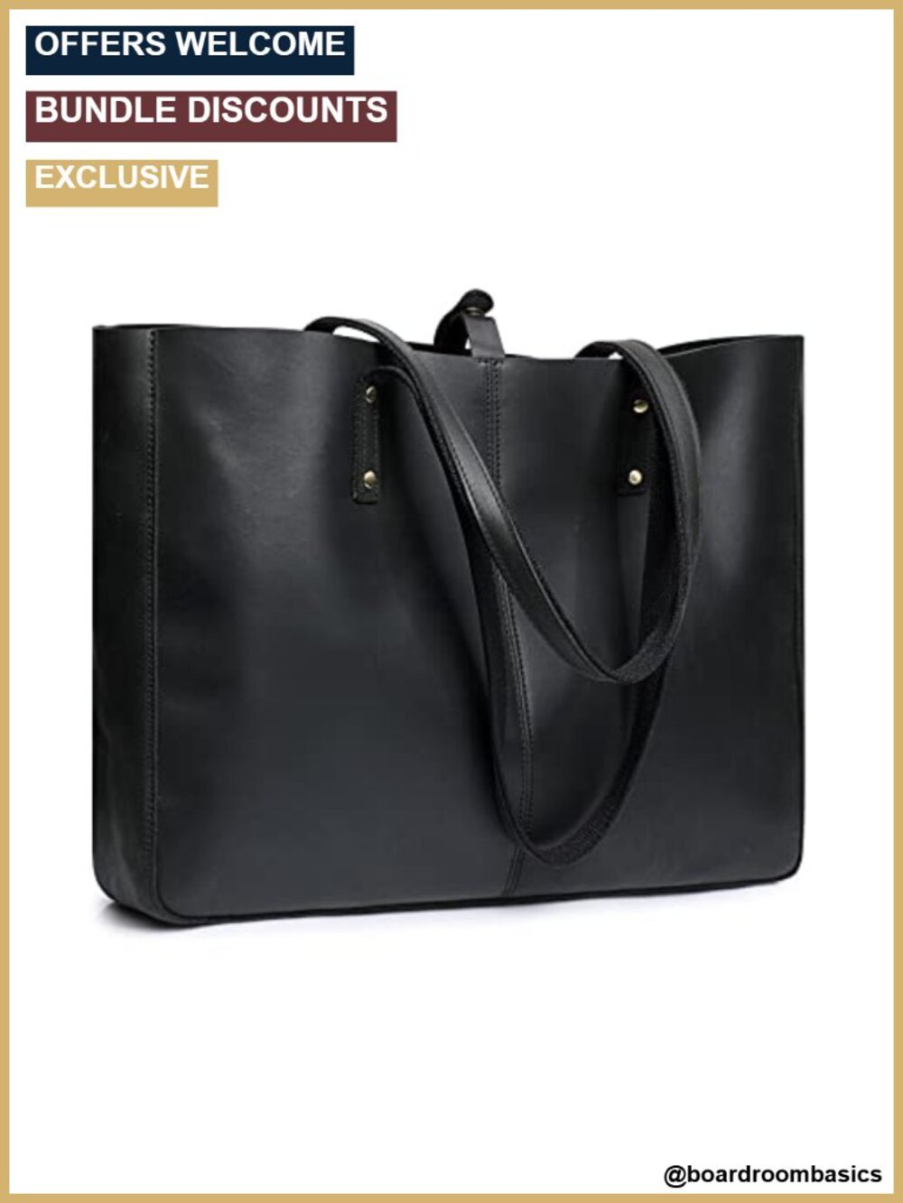 Genuine Leather Large Tote Bag for Women Shoulder Work Purse with Removable